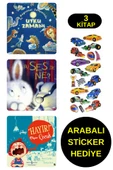 ARABALI STİCKER HEDİYELİ - OKUL ÖNCESİ RESİMLİ KİTAPLAR – HAYVANAT BAHÇESİNDE UYKU ZAMANI - HAYIR thumbnail 1