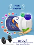EVOPHARMA Evovit Multivitamin Ginseng Koenzim Q10 Takviye Edici Gıda 30 Tablet thumbnail 5