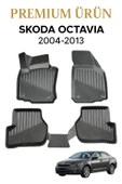 Black Gold Skoda Octavia 2004-2013 Uyumlu 3D Oto Paspas Premium thumbnail 1