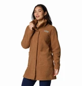 Columbia Panorama™ Long Jacket Kahverengi Kadın Outdoor Polar Ceket AL1333 thumbnail 5