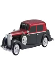 ULTRATEKNO WS-1934 Pontiac Sedan Diecast Araba Bluetooth Hoparlör Işıklı, FM Radyo ve USB Destekli Müzik Kutusu - 3