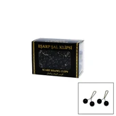 SİYAH 100 PARÇA  EŞARP BAŞÖRTÜ - ŞAL KLİPSİ (5284) thumbnail 1