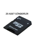 ULTRATEKNO 20 Adet SD Hafıza Kart Adaptörü Mikro SD Card Adapter thumbnail 2