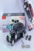ULTRATEKNO WS-1934 Pontiac Sedan Diecast Araba Bluetooth Hoparlör Işıklı, FM Radyo ve USB Destekli Müzik Kutusu thumbnail 7