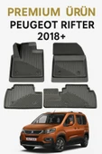 Black Gold Peugeot Rifter 2018+ Uyumlu 3D Oto Paspas Premium thumbnail 1