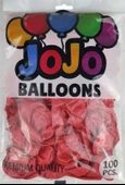 BALON METALİK 12 İNC (JOJO BALLOONS) KIRMIZI 100 ADET thumbnail 2