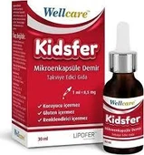 Wellcare Kidsfer Mikroenkapsüle Demir Takviye Edici Gıda 30 ml thumbnail 1