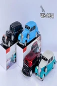 ULTRATEKNO WS-1934 Pontiac Sedan Diecast Araba Bluetooth Hoparlör Işıklı, FM Radyo ve USB Destekli Müzik Kutusu thumbnail 7