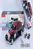 ULTRATEKNO WS-1934 Pontiac Sedan Diecast Araba Bluetooth Hoparlör Işıklı, FM Radyo ve USB Destekli Müzik Kutusu - 7