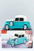 ULTRATEKNO WS-1934 Pontiac Sedan Diecast Araba Bluetooth Hoparlör Işıklı, FM Radyo ve USB Destekli Müzik Kutusu thumbnail 2