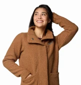 Columbia Panorama™ Long Jacket Kahverengi Kadın Outdoor Polar Ceket AL1333 thumbnail 4