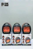 EPE FP-535 Şömine Görünümlü Nostaljik Radyo - El Fenerli Model - 5