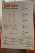 ULTRATEKNO T20 15W Dijital Saatli Forklift Şekli 5in1 Masaüstü Kablosuz Magsafe Şarj Standı - 8