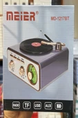 ULTRATEKNO Meier MD-1217BT Bluetooth Hoparlör & Radyo – Vintage Nostaljik Tasarım – USB, TF, AUX, FM/AM/SW - 2