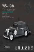 ULTRATEKNO WS-1934 Pontiac Sedan Diecast Araba Bluetooth Hoparlör Işıklı, FM Radyo ve USB Destekli Müzik Kutusu thumbnail 4