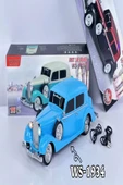 ULTRATEKNO WS-1934 Pontiac Sedan Diecast Araba Bluetooth Hoparlör Işıklı, FM Radyo ve USB Destekli Müzik Kutusu thumbnail 8