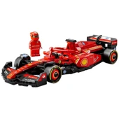 NessiWorld Speed Champions Ferrari SF-24 F1 Yarış Arabası 77242 thumbnail 1