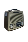 Kemai MD-1700BT Nostaljik Radyo Bluetooth'lu Hoparlör USB Tf Sd Aux Fm Destekli Retro Radyo - 1