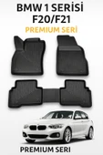 Black Gold Bmw 1 Serisi F20/F21 2011–2018 Uyumlu 3D Kauçuk Oto Paspas – Premium Seri thumbnail 2
