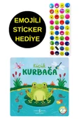 EMOJİLİ  STİCKER HEDİYE  - OKUL ÖNCESİ RESİMLİ KİTAPLAR  - KÜÇÜK KURBAĞA thumbnail 1