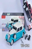 ULTRATEKNO WS-1934 Pontiac Sedan Diecast Araba Bluetooth Hoparlör Işıklı, FM Radyo ve USB Destekli Müzik Kutusu thumbnail 8