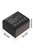ULTRATEKNO 2 Adet Pg1050 Batarya Eken Aksiyon Kamera Bataryası 3.7v 1050mah 3.885wh - 4