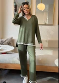 Kadın Uzun Kollu Ribana Detay Viskon Iki Iplik Ikili Takım thumbnail 5