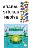 ARABALI STİCKER HEDİYELİ - OKUL ÖNCESİ RESİMLİ KİTAPLAR MASAL - KÜÇÜK KURBAĞA thumbnail 1