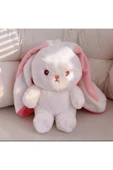 Sekk O Sevgiliye Özel Hediyelik Çilek Tavşan Peluş Oyuncak 35 Cm Özel Tasarım-fermuarlı Yapısıyla - 3
