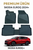 Black Gold Skoda Elroq 2024+ Uyumlu 3D Oto Paspas Premium thumbnail 1