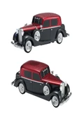 ULTRATEKNO WS-1934 Pontiac Sedan Diecast Araba Bluetooth Hoparlör Işıklı, FM Radyo ve USB Destekli Müzik Kutusu - 5
