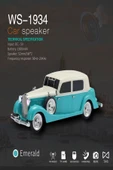 ULTRATEKNO WS-1934 Pontiac Sedan Diecast Araba Bluetooth Hoparlör Işıklı, FM Radyo ve USB Destekli Müzik Kutusu thumbnail 6