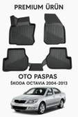 Black Gold Skoda Octavia 2004-2013 Uyumlu 3D Oto Paspas Premium thumbnail 2