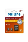 FM32MP45D/00 32GB Class10 UHS-I U1 TF Adaptörlü Micro SDHC Hafıza Kartı (2'li Paket) - 1