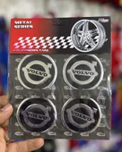 Volvo Uyumlu, Jant Göbeği Arması, Sticker 4'lü Set 60mm thumbnail 1