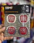 Universal Araç Uyumlu, Fiat Jant Göbeği Arması, Sticker 4'lü Set 60mm thumbnail 1