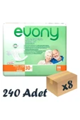 Evony Belbantlı Büyük Boy L 30'lu 8 Adet Hasta Bezi - 1