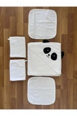 M Mazzanti Ayıcık Panda Şekilli Bebek 0-3 Yaş Çocuk Havlusu thumbnail 2