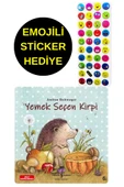 EMOJİLİ  STİCKER HEDİYE  - OKUL ÖNCESİ RESİMLİ KİTAPLAR  - YEMEK SEÇEN KİRPİ thumbnail 1