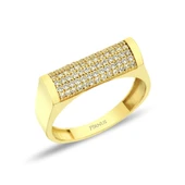 Altın Taşlı Yüzük - 1