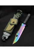 VAS.QUE M9 Boyanet Rainbow Askeri Bıçak thumbnail 2