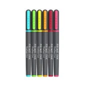 Adel Prime Ink İnce Uçlu Fineliner Kalem Metal Uç Neon Renkler 0.4 mm 6 lı thumbnail 2