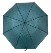 Otomatik Açılır 8 Telli 2 Katlamalı Kadın Şemsiyesi Rüzgara Dayanıklı Kırılmaz Portatif CV26L6 - 1