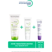 Bioderma Sebium İzokit Set - Sebium Hydra Cleanser 200 ml + Sebium Hydra 40 ml + Cicabio Lip Repair 10 ml thumbnail 1