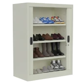 Sürgülü Kapaklı Metal Ayakkabılık – Geniş Raflı Kiler & Arşiv Dolabı thumbnail 5