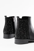 165-212 Siyah Taş Aksesuarlı Fermuarlı Günlük Kadın Bot thumbnail 5