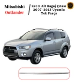 Mitsubishi Outlander Krom Alt Bagaj Çıtası 2007-2013 P. Çelik Uyumlu thumbnail 2
