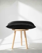 Cozy Home Halo Saten Yastık Kılıfı Siyah 50x70 thumbnail 2