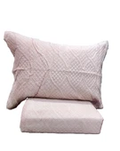 TAYTÜYÜ NUBUK YATAK ÖRTÜSÜ ÇİFT KİŞİLİK TOSKANA PUDRA thumbnail 2