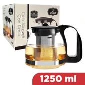 Yakut Çelik Süzgeçli Demlik 1250 ml - 1